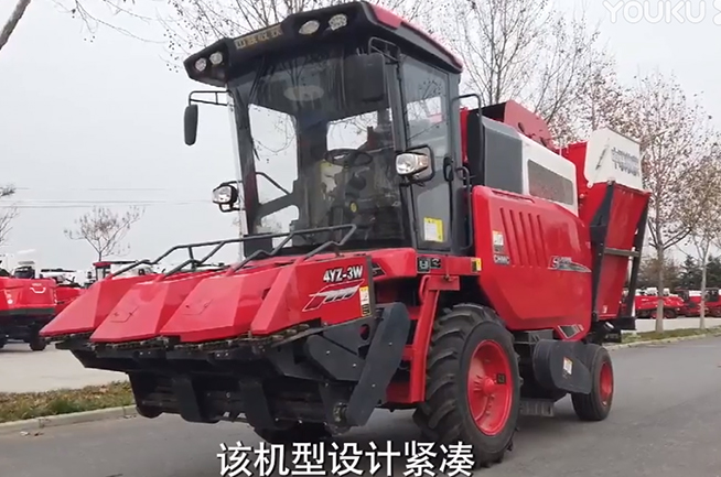 中聯(lián)收獲三行玉米機講解視頻